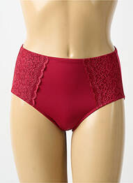 Culotte tissage satiné rouge ANITA femme