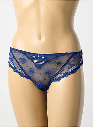 Culotte effet matière satinée bleu LISE CHARMEL femme