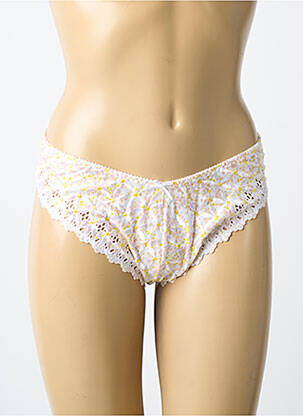 Culotte effet matière satinée jaune AUBADE femme