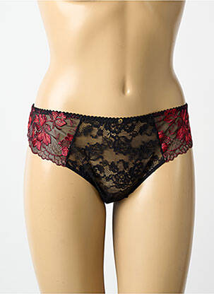 Culotte effet matière satinée noir AUBADE femme