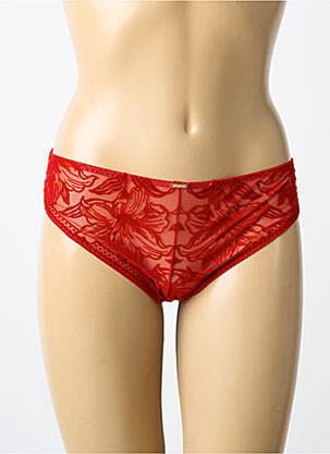 Culotte effet matière satinée rouge AUBADE femme