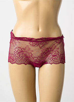 Shorty broderie dentelle de calais rose LISE CHARMEL femme