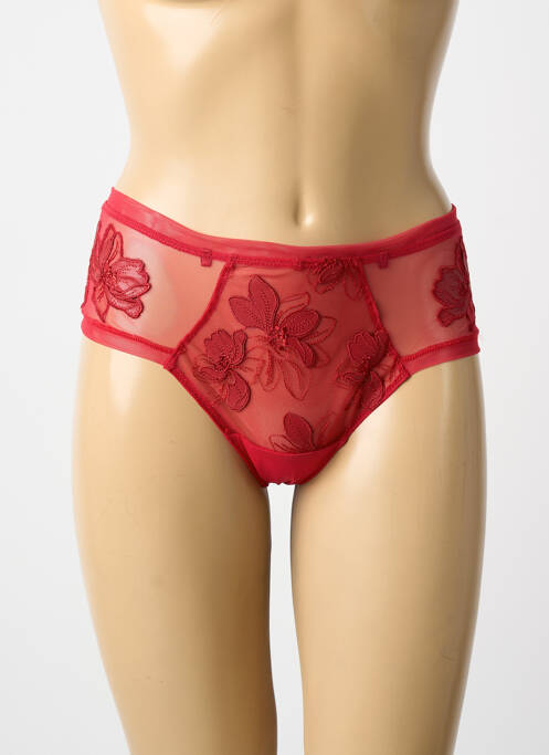 Shorty effet matière satinée rouge LISE CHARMEL femme