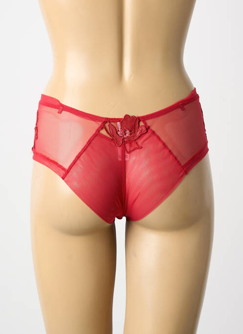 Shorty effet matière satinée rouge LISE CHARMEL femme