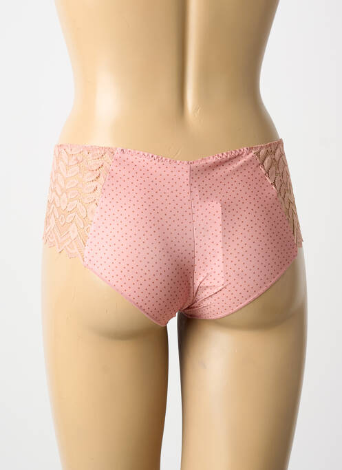Shorty tissage satiné rose ANTIGEL femme