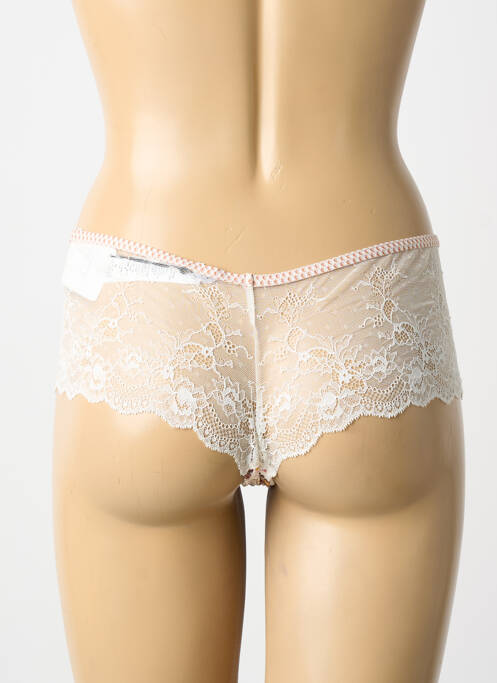 Shorty effet matière satinée beige AUBADE femme