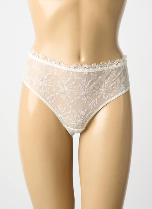 Culotte tissage satiné beige SIMONE PERELE femme