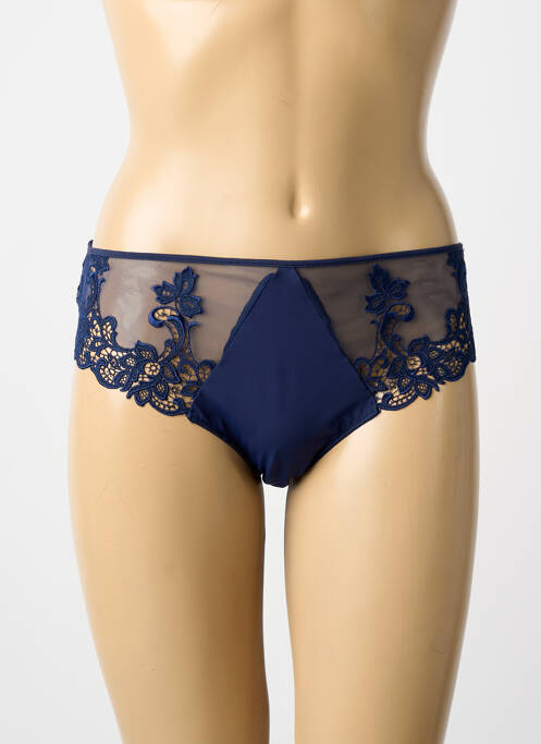 Culotte effet matière satinée bleu SIMONE PERELE femme