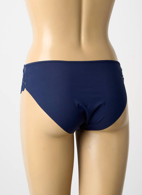 Culotte effet matière satinée bleu SIMONE PERELE femme