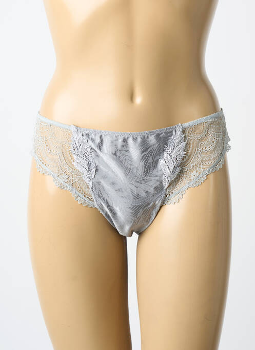 Culotte tissage satiné gris LISE CHARMEL femme
