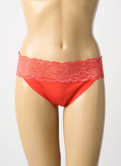 Culotte tissage satiné orange AUBADE femme