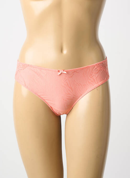 Culotte effet matière satinée orange LINGADORE femme