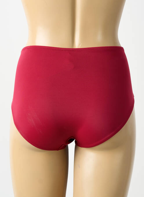 Culotte tissage satiné rouge ANITA femme