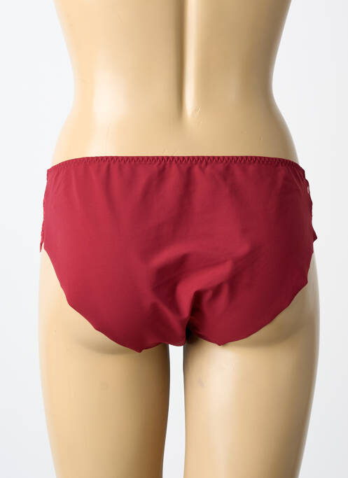 Culotte effet matière satinée rouge SIMONE PERELE femme