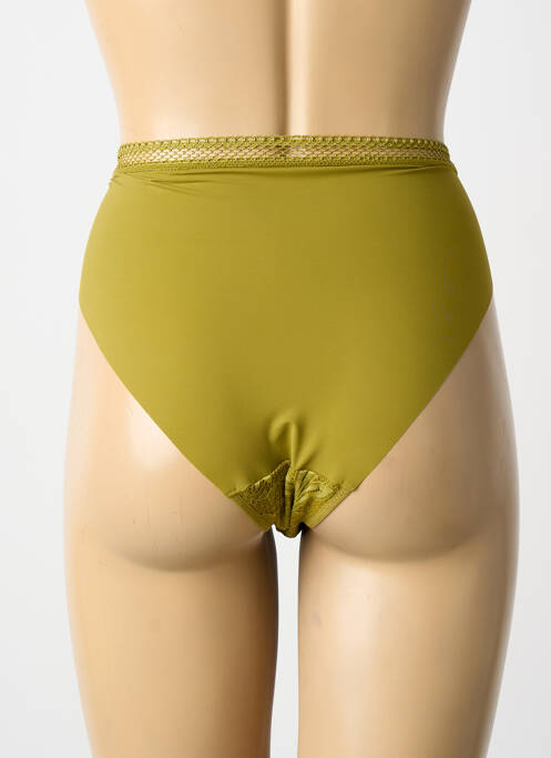 Culotte tissage satiné vert SIMONE PERELE femme