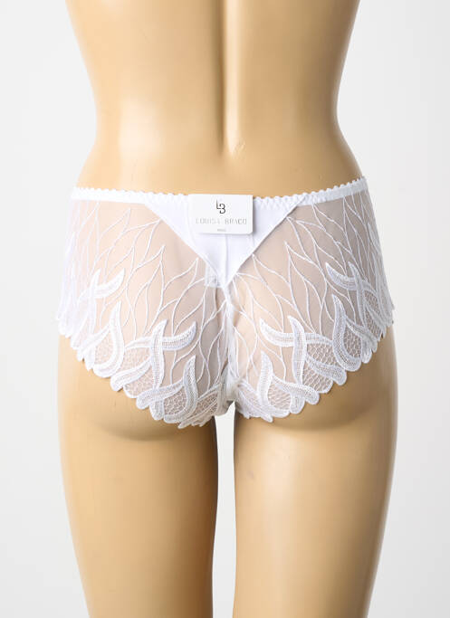 Culotte gainante broderie blanc LOUISA BRACQ femme