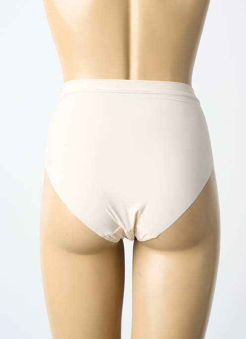 Culotte haute tissage satiné beige SIMONE PERELE femme