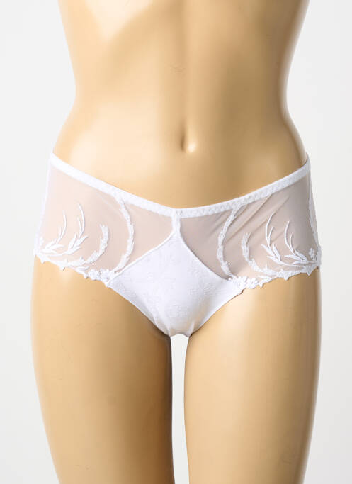 Shorty stretch blanc LOUISA BRACQ femme