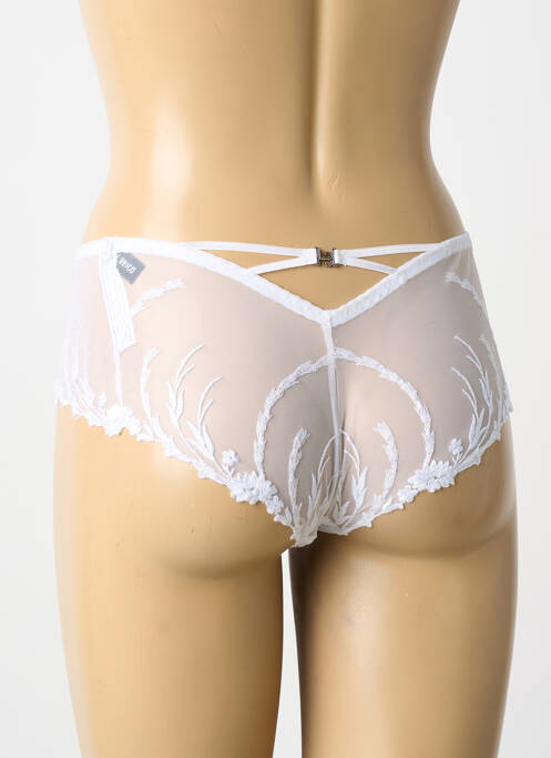 Shorty stretch blanc LOUISA BRACQ femme