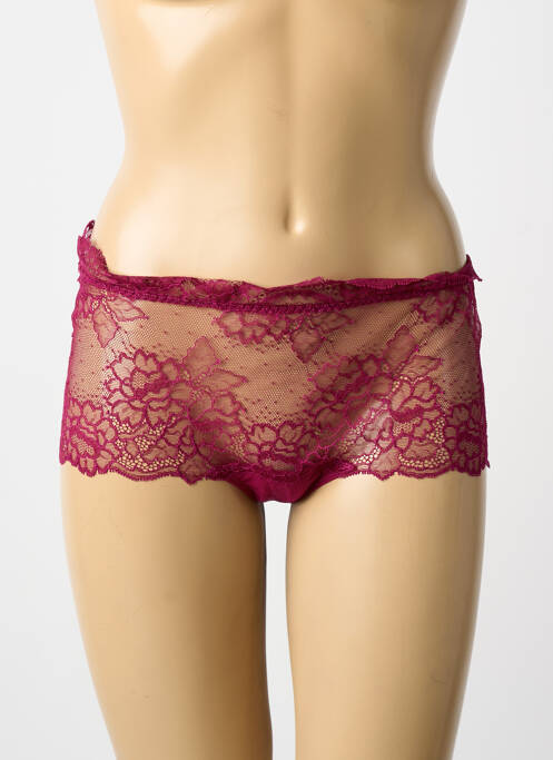 Shorty broderie dentelle de calais rose LISE CHARMEL femme