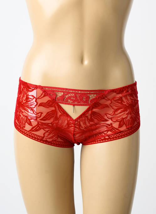 Shorty stretch rouge AUBABE femme