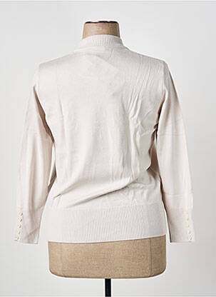 Pull stretch manches 3/4 beige RABE femme