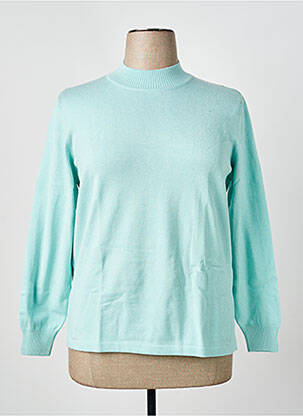 Pull coupe cintrée manches longues bleu RABE femme