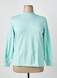 Pull coupe cintrée manches longues bleu RABE femme