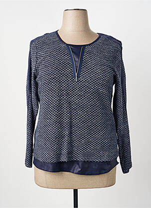 Top stretch manches longues bleu MERI & ESCA femme