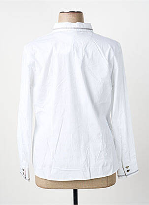 Chemisier coupe cintrée manches longues blanc RABE femme