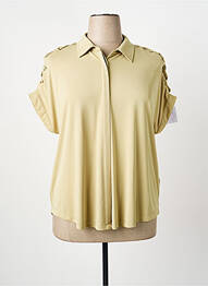 Chemisier manches courtes manches courtes vert ANANKE femme
