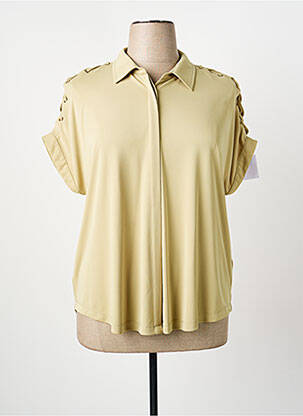 Chemisier manches courtes manches courtes vert ANANKE femme
