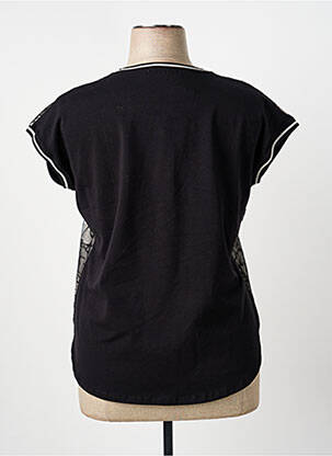 Top tissage jersey manches courtes noir BETTY BARCLAY femme