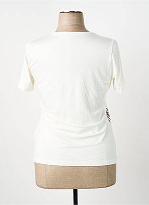 T-shirt sérigraphie manches courtes beige MERI & ESCA femme