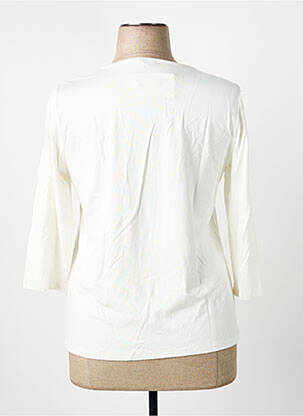 T-shirt manches 3/4 manches 3/4 beige BARBARA LEBEK femme