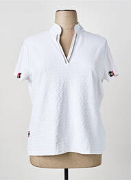 Top stretch manches courtes blanc BETTY BARCLAY femme