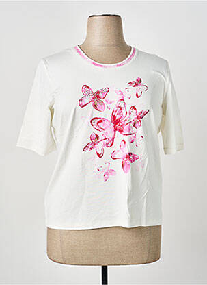 T-shirt manches mi-longues manches courtes rose RABE femme