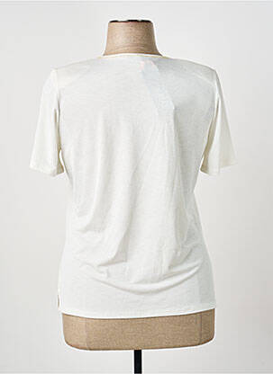T-shirt stretch manches courtes beige NAYAT femme