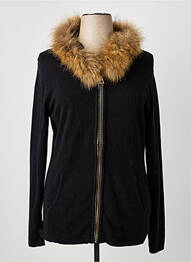 Gilet manches longues stretch noir ANANKE femme