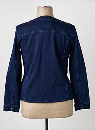 Veste casual col rond bleu THOMAS RABE femme