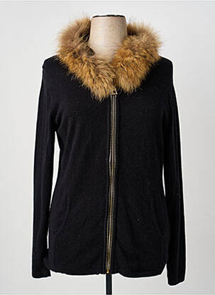 Gilet manches longues noir ANANKE femme