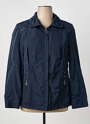 Coupe-vent manches longues sans capuche bleu BARBARA LEBEK femme