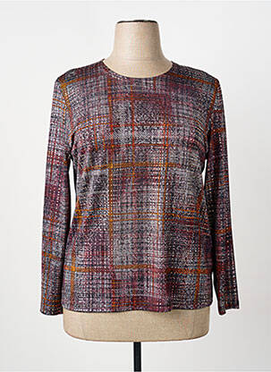 Top stretch manches longues gris GUY DUBOUIS femme