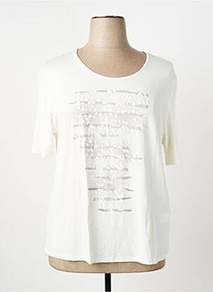 T-shirt beige BARBARA LEBEK femme