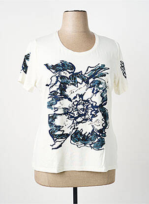 T-shirt beige GUY DUBOUIS femme