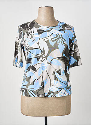 T-shirt bleu FRANK WALDER femme