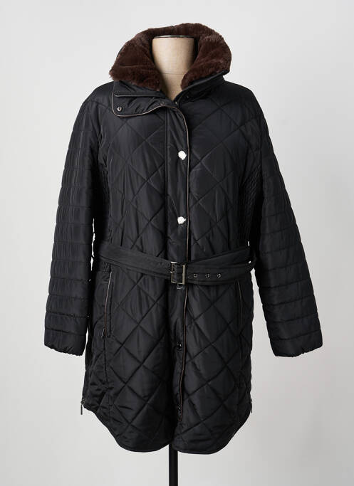 Doudoune manches longues sans capuche noir WHITE LABEL femme