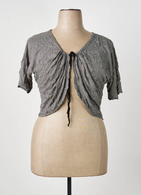 Boléro manches courtes noir TELMAIL femme