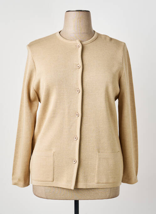Gilet manches longues beige I.ODENA femme