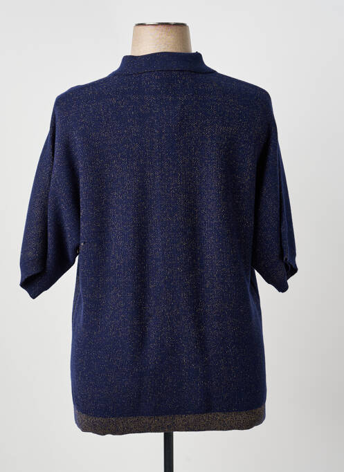 Gilet manches courtes bleu FUEGO WOMAN femme